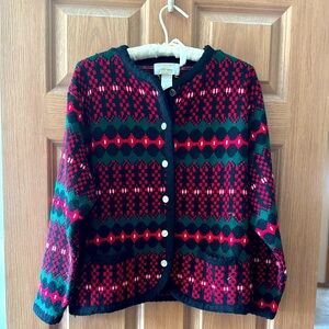 TALLY-HO CARDIGAN SWEATER VINTAGE 1980’S